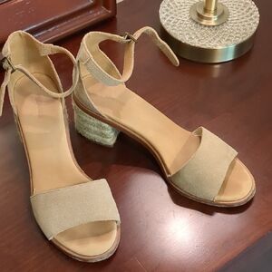 Soludos Tan Heels Stylish and Comfortable